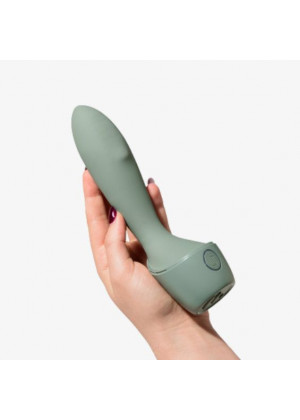 Зеленый стимулятор точки G Onda G-Spot Massager - 19,5 см.
