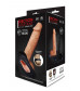 Поясной полый фаллоимитатор Lust Hollow Strap-On - 23 см.
