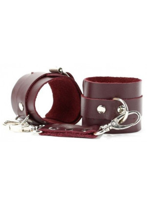 Бордовые наручники Maroon Handcuffs 