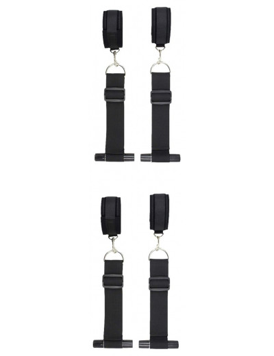 Черные оковы с креплением на дверь Door Restraint Set