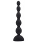 Черный анальный вибростимулятор Anal Beads L - 21,5 см.