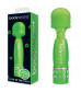Светящийся в темноте жезловый мини-вибратор с кристаллами Mini Massager Glow In The Dark