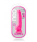 Розовый реалистичный фаллоимитатор на присоске NEO 7.5INCH DUAL DENSITY COCK W. BALLS - 19 см.