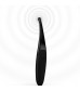 Черный точечный вибромассажер Senzi Vibrator - 14,7 см.