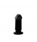 Черный анальный фаллоимитатор Evil Dildo Plug S - 9 см.
