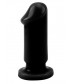 Черный анальный фаллоимитатор Evil Dildo Plug S - 9 см.