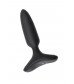 Черная анальная вибропробка HUSH 2 Size XS - 12,1 см.