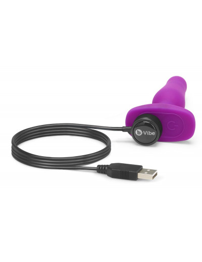 Анальная вибропробка NOVICE REMOTE CONTROL PLUG FUCHSIA - 10,2 см.