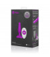 Анальная вибропробка NOVICE REMOTE CONTROL PLUG FUCHSIA - 10,2 см.