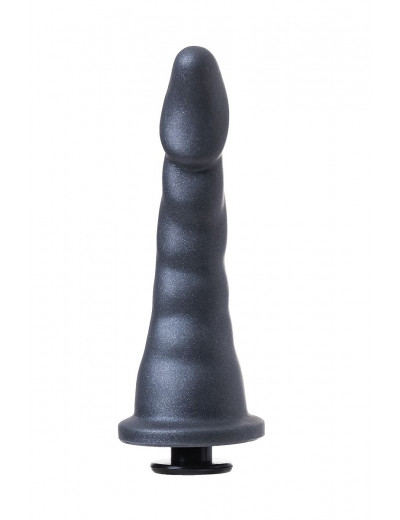 Черная насадка для страпона Axel - 17,5 см.