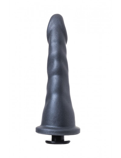 Черная насадка для страпона Axel - 17,5 см.