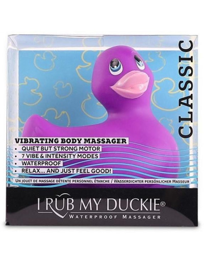 Фиолетовый вибратор-уточка I Rub My Duckie 2.0