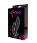 Черный вибратор N 35 RECHARGEABLE DUO VIBRATOR - 17,5 см.