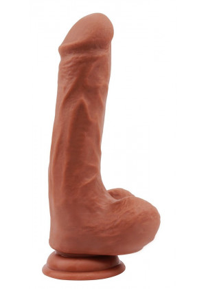 Кофейный фаллоимитатор Bottomless Pleasure - 20 см.