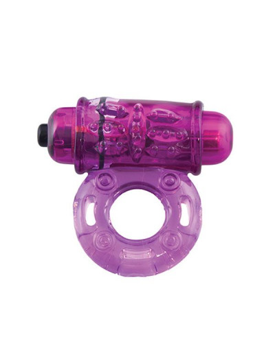 Фиолетовое эрекционное виброкольцо OWOW PURPLE