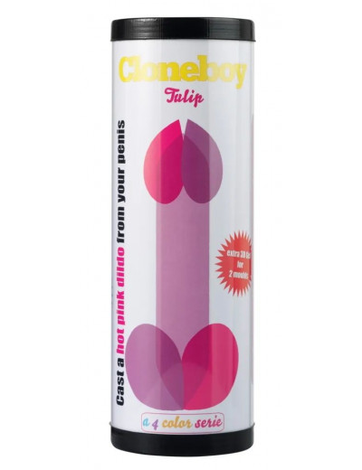 Набор для создания слепка пениса Cloneboy Tulip Hot Pink