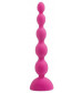 Розовый анальный вибростимулятор Anal Beads L - 21,5 см.