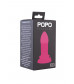 Розовая анальная втулка большого размера POPO Pleasure - 14,0 см.