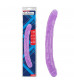 Фиолетовый двусторонний фаллоимитатор 12.8 Inch Dildo - 32,5 см.