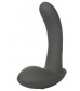 Серый стимулятор простаты Remote Control Inflatable Probe с вибрацией и функцией расширения - 11,5 см.