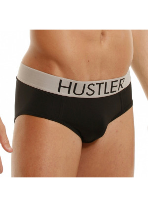 Мужские брифы HUSTLER на широкой резинке из микрофибры