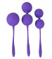 Фиолетовый набор вагинальных шариков 3 Kegel Training Balls