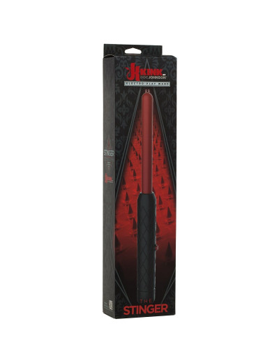 Черно-красный жезл для электростимуляции The Stinger Electro-Play Wand - 38,1 см.
