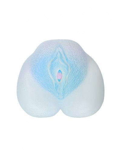 Прозрачный реалистичный мастурбатор Juicy Pussy Crystal Wave