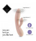 Бежевый вибратор-кролик Lea Rabbit Vibrator - 20,2 см.