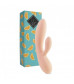 Бежевый вибратор-кролик Lea Rabbit Vibrator - 20,2 см.