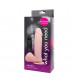 Телесный реалистик на присоске Erowoman - 19,5 см.