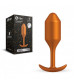 Пробка для ношения цветы бронзы B-vibe Snug Plug 2 - 11 см.