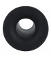 Черная анальная пробка с тоннелем Lust Tunnel Plug S - 7,5 см.