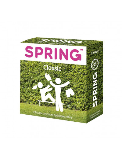 Классические презервативы SPRING CLASSIC - 100 шт.