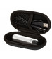 Серебристая перезаряжаемая вибропуля Rechargeable Hideaway Bullet - 7,5 см.