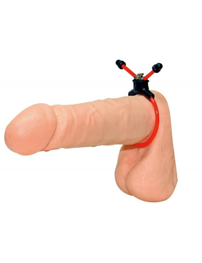 Красное эрекционное лассо Red Sling