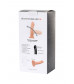 Телесный фаллос на присоске Silicone Bendable Dildo XL - 20 см.
