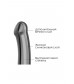 Телесный фаллос на присоске Silicone Bendable Dildo XL - 20 см.