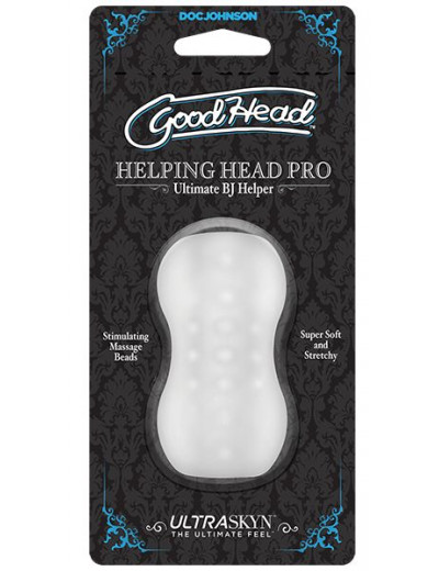Прозрачный мини-мастурбатор Helping Head Pro