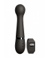 Черный вибромассажер Kegel Wand - 18,5 см.