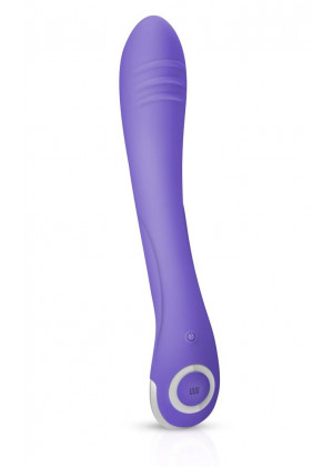 Фиолетовый вибратор для G-стимуляции Lici G-Spot Vibrator - 22,5 см.