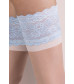 Чулки Katherine с ажурной резинкой на силиконе