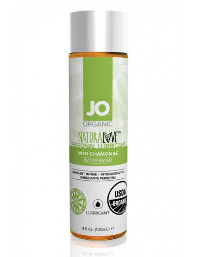 Лубрикант на водной основе с экстрактом ромашки JO NATURALOVE ORIGINAL - 120 мл.