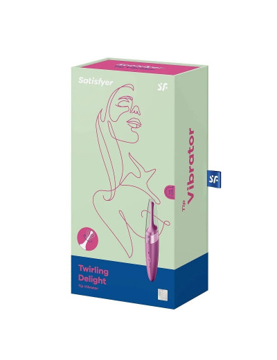 Фиолетовый точечный стимулятор Twirling Delight