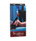 Черная многохвостая гладкая плеть Scandal Flogger Bulk - 69 см.