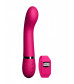 Розовый вибромассажер Kegel G - 20 см.