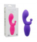 Фиолетовый вибратор INDULGENCE G Kiss - 16,5 см.