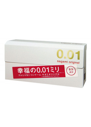 Супер тонкие презервативы Sagami Original 0.01 - 5 шт.