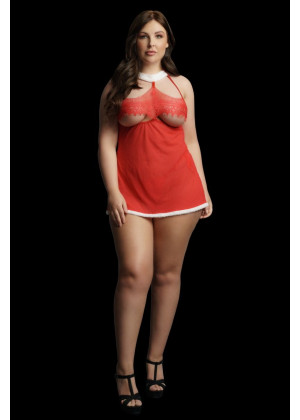 Соблазнительная сорочка в новогоднем стиле Merry Babydoll