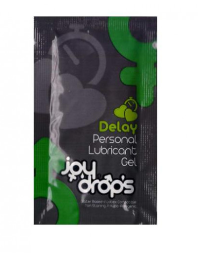 Пробник пролонгирующей смазки JoyDrops Delay - 5 мл.